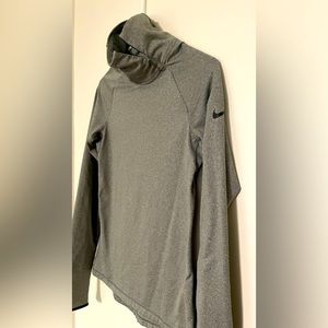 Nike cowl neck grey quarter zip